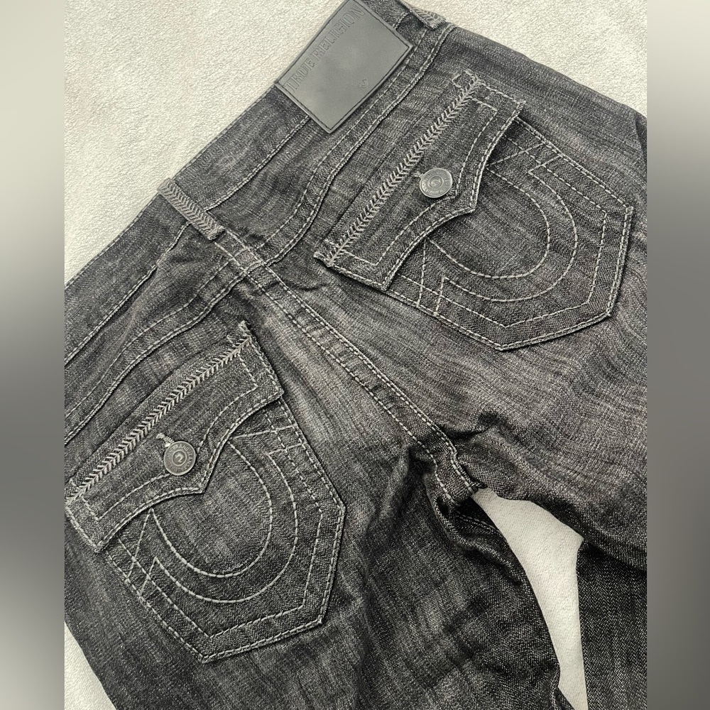 Men’s Limited Edition True Religion Baseball Stitch Ricky Jeans